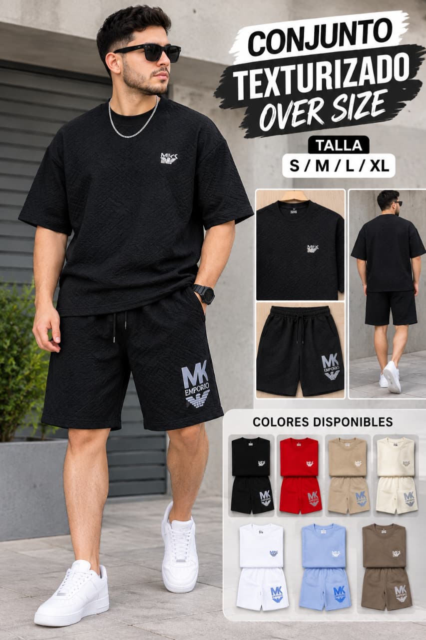 Conjunto Texturizado Hombre