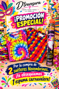 Gran Combo carnavalero con obsequio una  Espuma